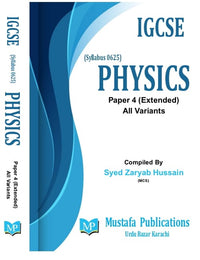Al-Mustafa IGCSE Physics Paper 4 Extended All Variants (Syllabus 0625) Tariq Book Store.