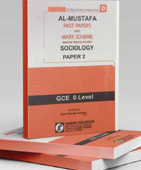 Al-Mustafa Past Papers with Mark Scheme Sociology Paper 2 (GCE- O-Level) Tariq Book Store.