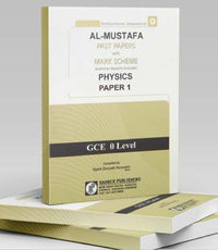 Al-Mustafa Past Papers with Mark scheme physics paper 1 - Tariq Book Store.
