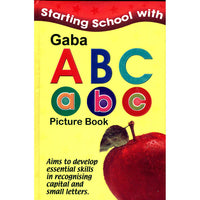 Gaba ABC Picture Book (Capital and Small Alphabets) [Gaba] Tariq Book Store