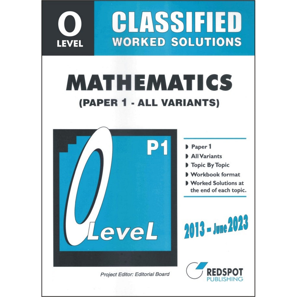 O Photo Practical Math O Level Classified Mathematics P1 (All Variants) – Tariq Books