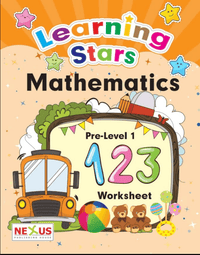 Learning Stars Mathematics Pre-Level 1 Worksheet - Tariq Books
