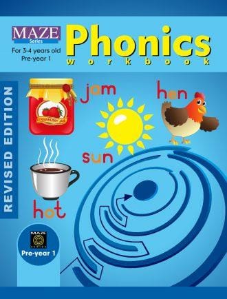 MAZE PHONICS W-BOOK PRE YEAR - 1