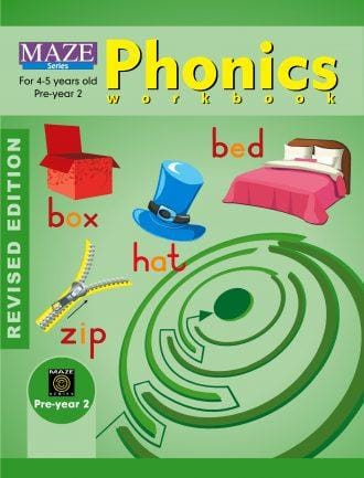 MAZE PHONICS W-BOOK PRE YEAR - 2