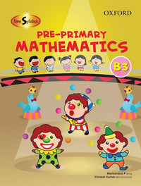  New Syllabus Pre-Primary Mathematics Level B3 Workbook - Tariq Books