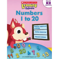 SCHOLASTIC LEARNING EXPRESS: K-2 NUMBERS 1 TO 20 (pb)