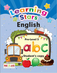 Learning Stars English Pre-Level 3 Student Copy - Tariq Books