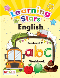 Learning Stars English Pre-Level 2 Workbook - Tariq Books